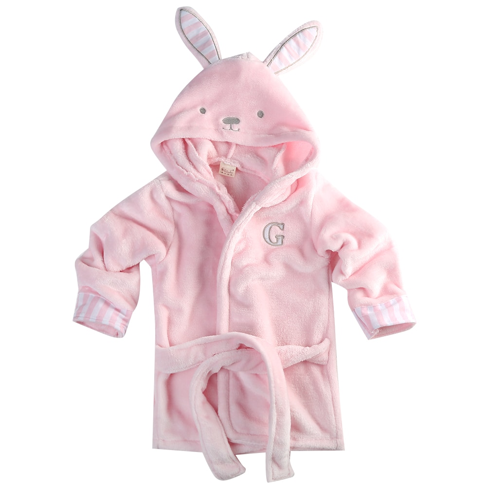 Baby Robe Animal Design with Hoodie